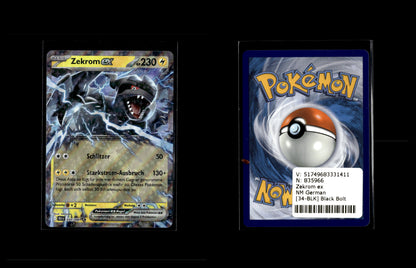 Zekrom ex - Black Bolt #34 [Double Rare]