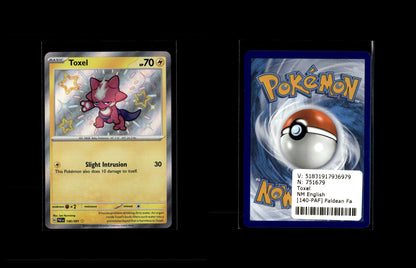 Toxel - Paldean Fates #140 [Shiny Rare]