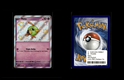 Natu - Paldean Fates #151 [Shiny Rare]