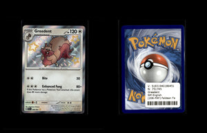 Greedent - Paldean Fates #206 [Shiny Rare]