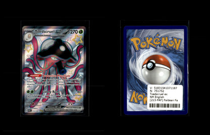 Toedscruel ex - Paldean Fates #213 [Shiny Ultra Rare]