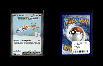 Eiscue ex - Obsidian Flames #222 [Special Illustration Rare]