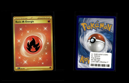 Fire Energy - Obsidian Flames #230 [Secret Rare]
