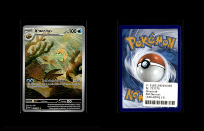 Omanyte - 151 (MEW) #180 [Illustration Rare]