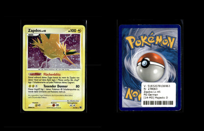 Zapdos Lv.45 - Majestic Dawn #14 [Holo Rare]