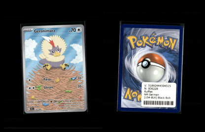 Rufflet - Black Bolt #154 [Illustration Rare]