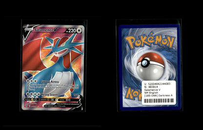 Salamence V - Darkness Ablaze #185 [Ultra Rare]