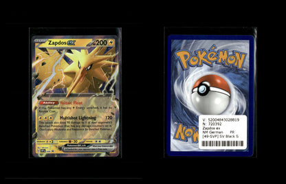 Zapdos ex - SV Black Star Promos #49 [Promo]