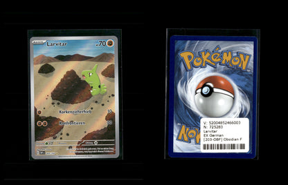 Larvitar - Obsidian Flames #203 [Illustration Rare]