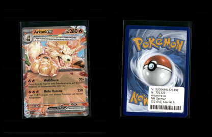Arcanine ex - Scarlet & Violet #32 [Double Rare]