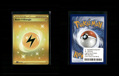 Lightning Energy - Scarlet & Violet #257 [Secret Rare]
