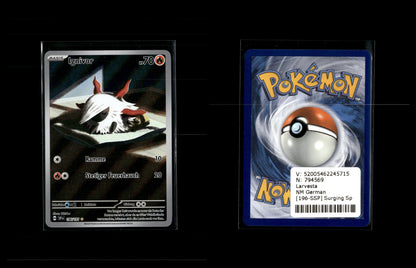 Larvesta - Surging Sparks #196 [Illustration Rare]