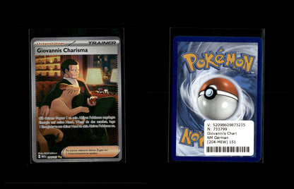 Giovanni's Charisma - 151 (MEW) #204 [Special Illustration Rare]