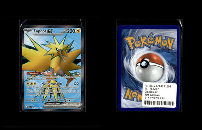 Zapdos ex - 151 (MEW) #192 [Ultra Rare]
