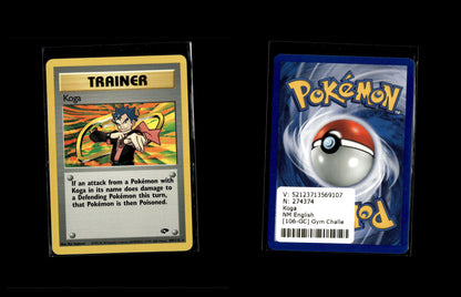 Koga - Gym Challenge #106 [Rare]