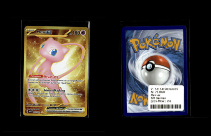 Mew ex - 151 (MEW) #205 [Secret Rare]