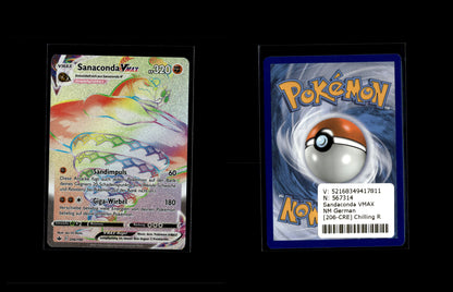 Sandaconda VMAX - Chilling Reign #206 [Secret Rare]