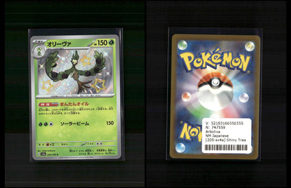 Arboliva - Shiny Treasure ex #205 [Shiny Rare]