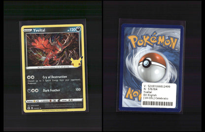 Yveltal - Celebrations #19 [Holo Rare]