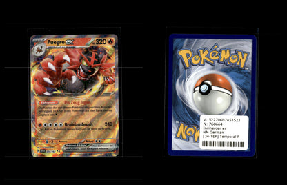 Incineroar ex - Temporal Forces #34 [Double Rare]