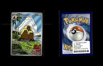 Alolan Dugtrio - Surging Sparks #208 [Illustration Rare]