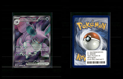 Team Rocket's Nidoking ex - Destined Rivals #216 [Ultra Rare]