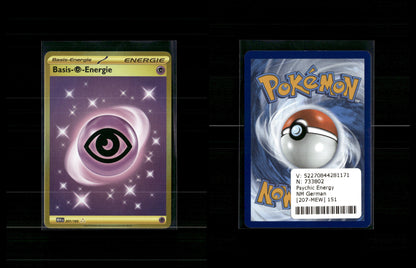Psychic Energy - 151 (MEW) #207 [Secret Rare]