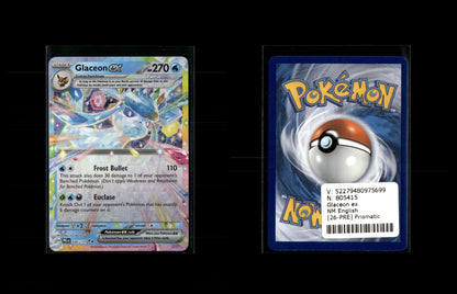 Glaceon ex - Prismatic Evolutions #26 [Double Rare]