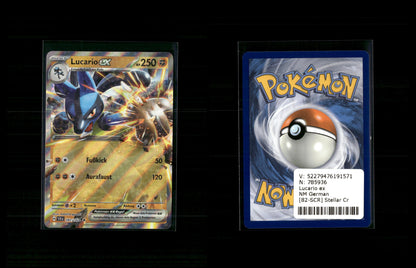 Lucario ex - Stellar Crown #82 [Double Rare]
