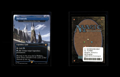 Minamo, School at Water's Edge (V.1) - Commander: The Lord of the Rings: Tales of Middle-earth: Extras #369 [Mythic]