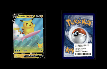 Surfing Pikachu V - Celebrations #8 [Ultra Rare]