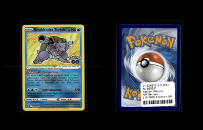 Radiant Blastoise - Pokémon GO #18 [Ultra Rare]