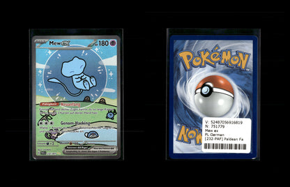 Mew ex  - Paldean Fates #232 [Special Illustration Rare]