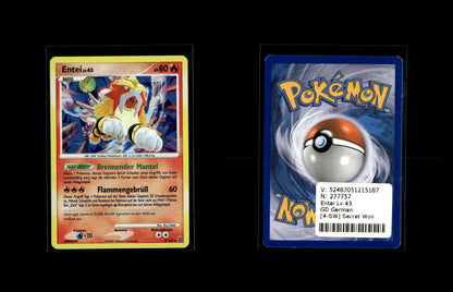Entei Lv.43 - Secret Wonders #4 [Holo Rare]