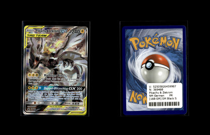 Pikachu & Zekrom GX - SM Black Star Promos #168 [Promo]