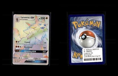 Lycanroc GX - Burning Shadows #155 [Secret Rare]