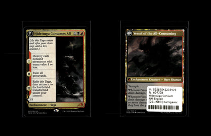 Hidetsugu Consumes All // Vessel of the All-Consuming - Kamigawa: Neon Dynasty #221 [mythic]