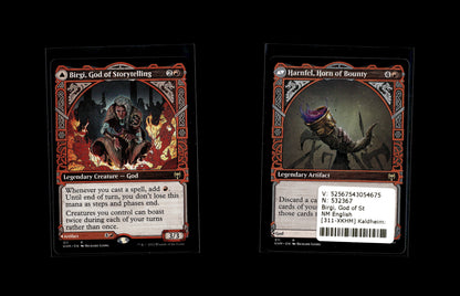 Birgi, God of Storytelling // Harnfel, Horn of Bounty - Kaldheim #123 [rare]