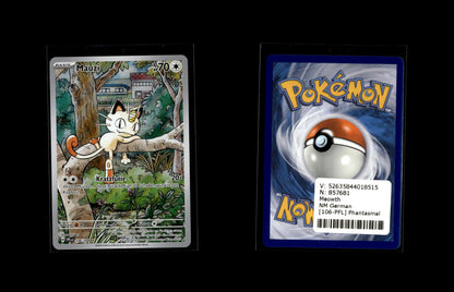 Meowth - Phantasmal Flames #106 [Illustration Rare]