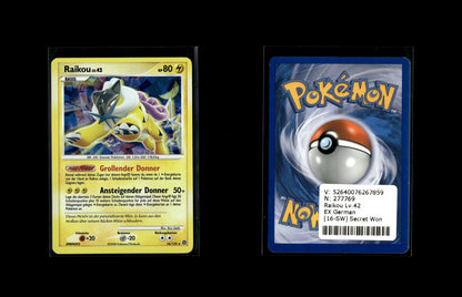 Raikou Lv.42 - Secret Wonders #16 [Holo Rare]