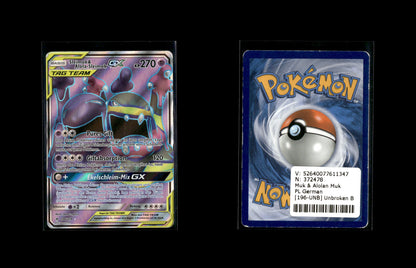 Muk & Alolan Muk GX - Unbroken Bonds #196 [Ultra Rare]