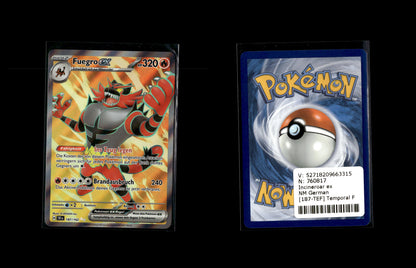 Incineroar ex - Temporal Forces #187 [Ultra Rare]