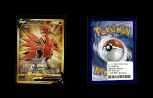 Galar-Zapdos V - Strahlende Sterne #182 [Versteckt Selten]