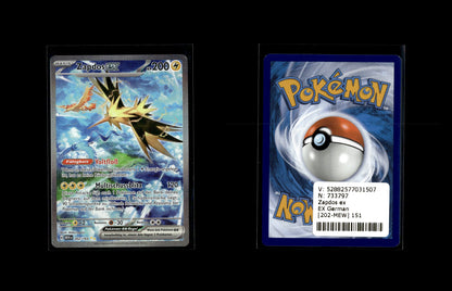 Zapdos ex  - 151 (MEW) #202 [Special Illustration Rare]