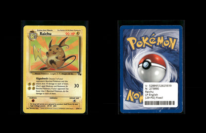 Raichu - Fossil #29 [Selten]