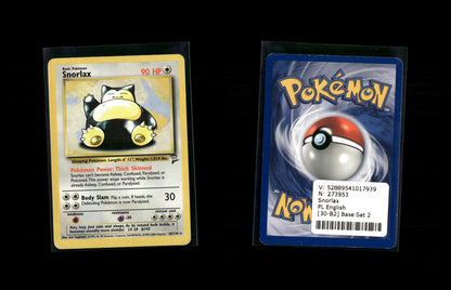 Snorlax - Base Set 2 #30 [Rare]