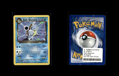 Dark Blastoise - Team Rocket #20 [Rare]