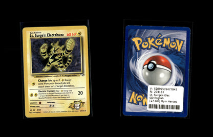 Lt. Surge's Electabuzz - Gym Heroes #27 [Rare Holo]