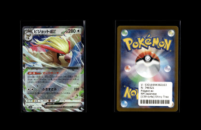 Pidgeot ex - Shiny Treasure ex #139 [Fixed]