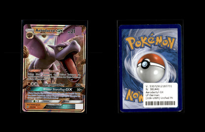 Aerodactyl GX - Unified Minds #106 [Ultra Rare]